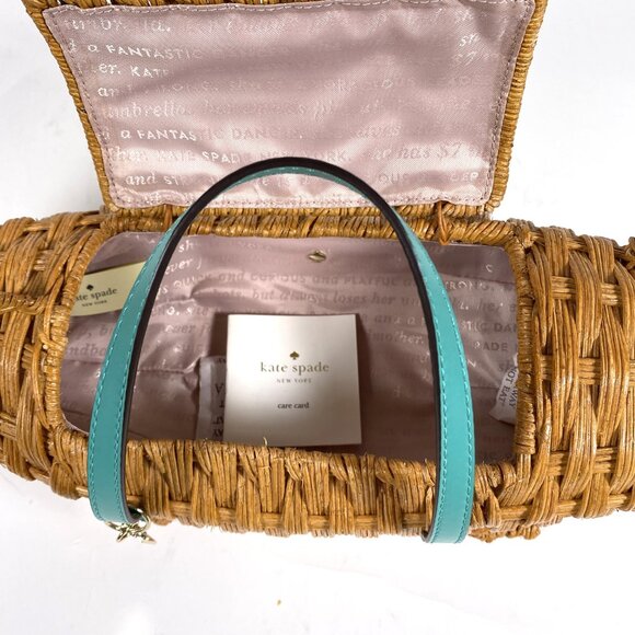 RARE KATE SPADE 'Swamped Wicker 3D Alligator' Bag - Picture 7 of 12